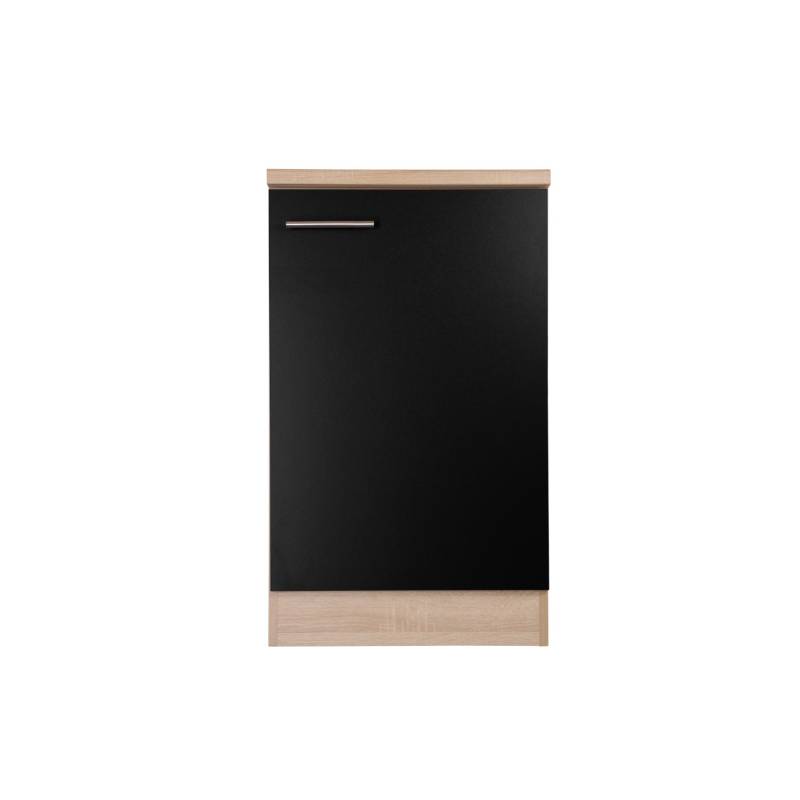Respekta Spülenunterschrank Merle 50 cm Schwarz von Respekta