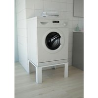 Respekta - Waschmaschinenerhöhung Waschmaschinen Untergestell Sockel 2435035 weiß von Respekta