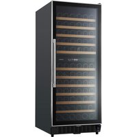 Respekta Weinkühlschrank WKS122-19 schwarz B/H/T: ca. 59,5x148x69 cm von Respekta