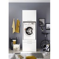 Waschmaschinenschrank Trockner Schrank stabile Bauart 67 cm Weiß Clara Respekta von Respekta