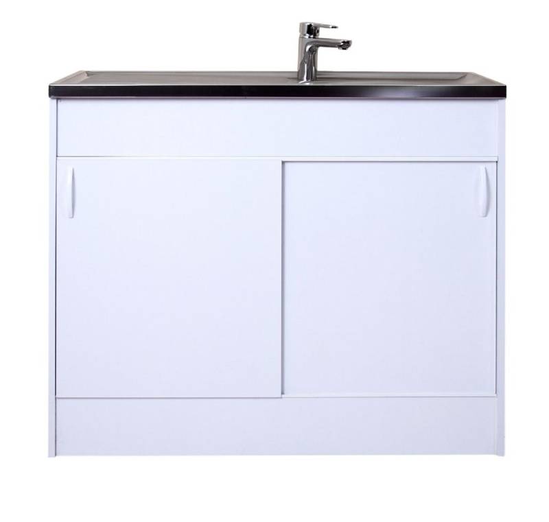 respekta Komplettspüle 100 x 50 cm mit Schiebetür KS50S respekta Komplettspüle 100 x 50 cm mit Schiebetür KS50S von Respekta