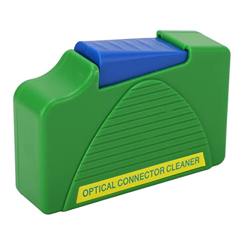 Glasfaser Reinigungsbox Reiniger für Glasfaserkabel 500 facher Kassettenreiniger Faser-Wischwerkzeug für FC & SC & LC Endflächen & optische Anschlüsse antistatischer Reinigungstupfer, grün Glasfaser Reinigungsbox Reiniger für Glasfaserkabel 500 facher Kassettenreiniger Faser-Wischwerkzeug für FC & SC & LC Endflächen & optische Anschlüsse antistatischer Reinigungstupfer, grün von Respicefinem
