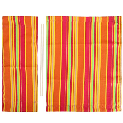Reseffinem 1 Set Director Stuhl Canvas Ersatz Sitztuch Home Supplies Möbelzubehör für den täglichen Gebrauch 2 Größen 52 cm x 42 cm und 52,5 cm x 19,5 cm (Farbig) von Respicefinem