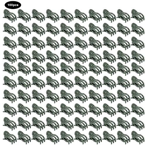 Resefinem 100pcs Pflanze Clip schöne Chrysanthemenform Gartenblüte Stängel Fixierwerkzeug Kunststoff zuverlässige kompakte Struktur Leichtes Gewicht Su (There is a Thimble on The Inside of The Clip) Resefinem 100pcs Pflanze Clip schöne Chrysanthemenform Gartenblüte Stängel Fixierwerkzeug Kunststoff zuverlässige kompakte Struktur Leichtes Gewicht Su (There is a Thimble on The Inside of The Clip) von Respicefinem