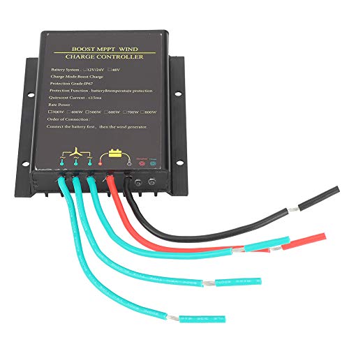 Resefinem 12V 24 V wasserdichte Windturbinen -Controller Boost MPPT Wind Ladung Controller Stromregler ideal für die Steuerung von Windkraftanlagen zu automatisch c von Respicefinem