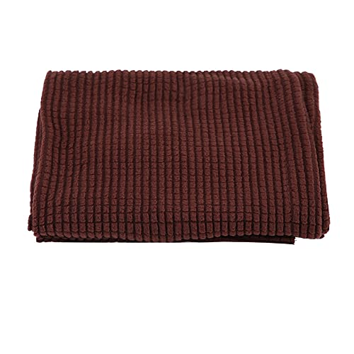 Resefinem 2PCs Staubdichtes Armlehnenabdeckungsschutz aus Polyester für Stuhl Sesselsofa Liege Couch in rotem, weichem und nicht giftigem Ideal für Wohnkultur (Dunkelbraun) von Respicefinem