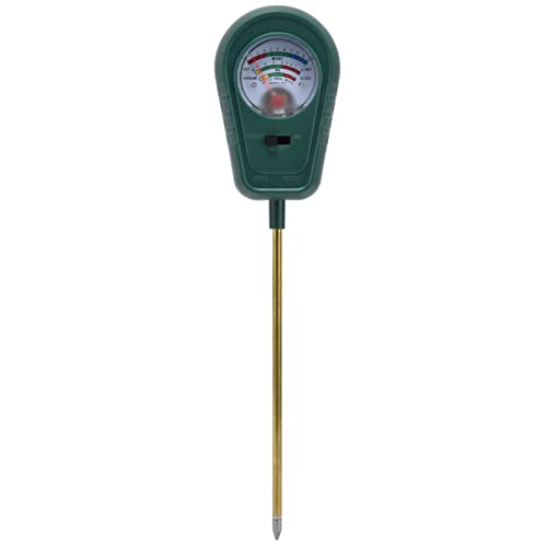 Resefinem 3 in 1 Multifunktions -Bodentester -Kit Messung der Fertilität und pH für Gartenfarm im Innenbereich im Freien. Verwenden Sie kompakte und wissenschaftlich genaue Keine von Respicefinem