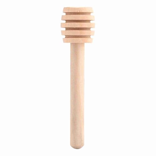 Resefinem 50pcs Set Haushaltsholzmarmelade Honigdaucher Glas Abgabe sammeln Rührstangenstab ideal für die Küche zu Hause. Verwendung von 100% Lebensmittelqualität (Mini 8cm) von Respicefinem