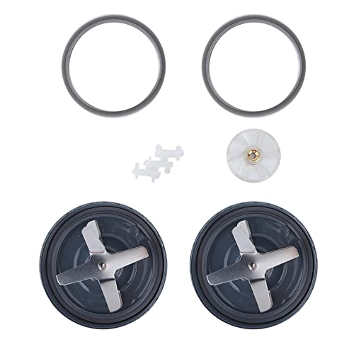 Resefinem 8PCS -Saft -Extraktor -Blatt -Ersatzsatz Set ABS und Edelstahlmaterial zum Genießen von Obst -Smoothies und Getränken bei jeder mahlzeit kompatiblen WI von Respicefinem