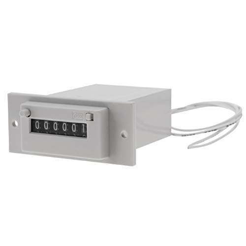 Resefinem CSK6 YKW 6 Ziffern elektromagnetischer Impulszähler für AC110V AC220V DC24V Hochgeschwindigkeitsmessung Genauige Zählung Compact Design für verschiedene Branchen geeignet (DC24V) von Respicefinem