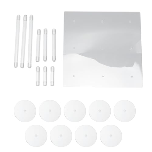 Resefinem Clear Acrylmultifunktionales Display Riser -Riser -Regal zum Präsentieren von Cupcakes -Schmuckkosmetik und Weihnachtsschmuck in Geschäften Boutiquen Bäckereien und von Respicefinem