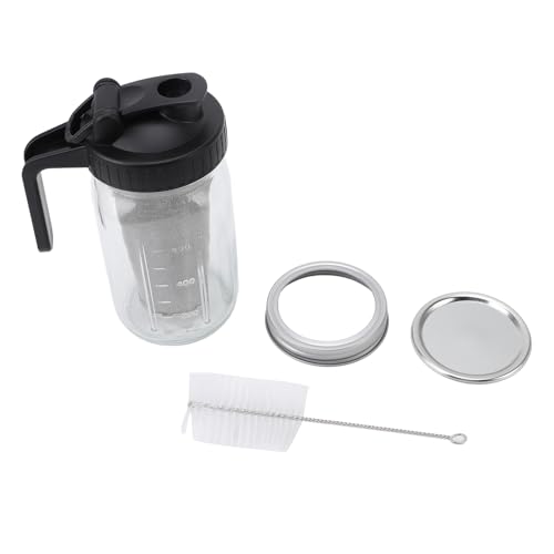 Resefinem Cold Brew Coffee Maker Pitcher Eine Premium -Lösung für das Genießen von kaltem Gebräu zu Hause oder im Büro mit dickem Glas 1000 -ml -Kapazität aus rostfreiem Stahl (1000 ml) von Respicefinem