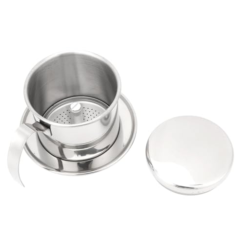 Resefinem Drip Coffee Pot Infuser Fine Mesh Sus Doppelschicht Tropfkaffeemaschine Professionelle Doppelschicht Sus feines Loch Design für ein Erlebnis, das ideal für die Heimküche von Respicefinem
