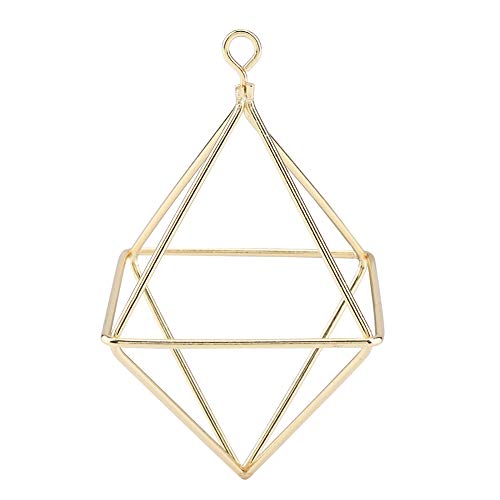 Resefinem Geometrische Lufthosenhalter modische Blüten Bromelien hängen Rack mit elektroplierenden Oberflächenbehandlung farbfarbig Korrosionsbeständig und IDE (Gold) von Respicefinem