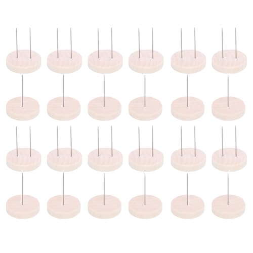 Resefinem Häkelpuppe Stand Pine Holzgestrickte Puppendisplayhalter umfassendes Paket für eine Vielzahl von Puppen, die für Raumdekoration geeignet sind 24 PCs Set mit 12 von Respicefinem