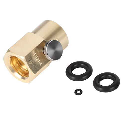 Resefinem Haushalt Soda -Flaschen -Soda Wasserzylinder CO2 -Nachfüllanschluss -Adapter einfach zu verwendendem Qualitätsmedelladapter für die Herstellung von Kohlensäuregetränken (W21.8 to TR21.4) von Respicefinem