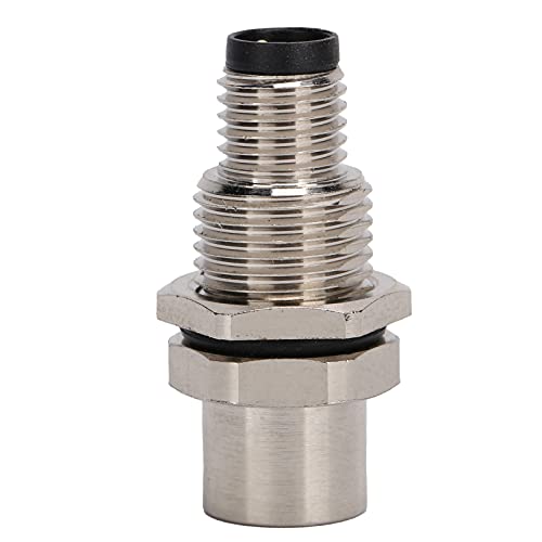 Resefinem M8 I4 Messing Industrial Connector Adapter mit IP67 4Pin -Steckeradapter mit plattiertem Messinggehäuse goldplattierte Messingstifte Einfache Installation und von Respicefinem