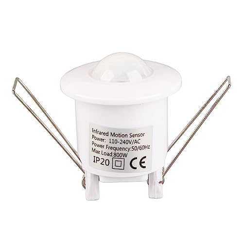 Resefinem Mini einstellbar 360 Grad Deckenpir -Infrarotkörperbewegungssensor -Detektor -Lampenschalter 220 V Hochempfindlichkeit identifizieren automatisch Tag und Resefinem Mini einstellbar 360 Grad Deckenpir -Infrarotkörperbewegungssensor -Detektor -Lampenschalter 220 V Hochempfindlichkeit identifizieren automatisch Tag und von Respicefinem