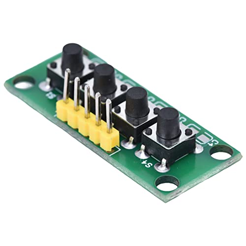 Respicefinem View-Modul Ctrol 8x5x1, 4-Polig Tastatur-Modul 4 Unabhängige Tasten-Tastatur-Steuerung für Elektronische Experimente Respicefinem View-Modul Ctrol 8x5x1, 4-Polig Tastatur-Modul 4 Unabhängige Tasten-Tastatur-Steuerung für Elektronische Experimente von Respicefinem