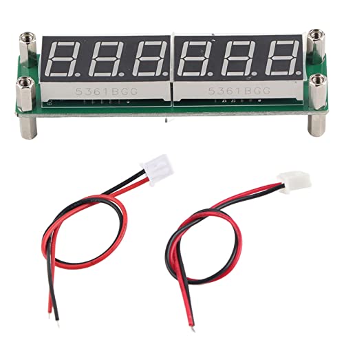 Resefinem PLJ 6LED H Frequenzzähler Genauige Messung Hochhellige Anzeige ideal für die Überwachung der elektronischen Tests von 1 MHz bis 1000 MHz mit 10 Hz Messgenauigkeit (Backlit font green) von Respicefinem