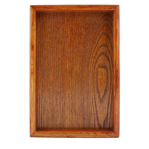 Resefinem Rechteck -Holz -Tee -Tablett und ideal für Haus- und Bürodekoration für den Innen- und Außenbereich wie das Küchenrestaurant und für das Küchenrestaurant und ideal (22 * 15cm) von Respicefinem