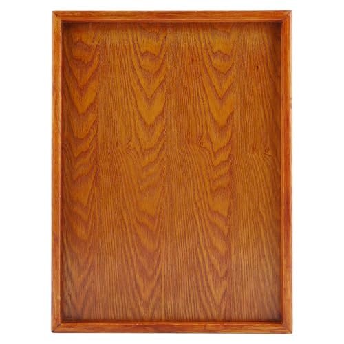 Resefinem Rechteck -Holz -Tee -Tablett und ideal für Haus- und Bürodekoration für den Innen- und Außenbereich wie das Küchenrestaurant und für das Küchenrestaurant und ideal (36 * 27cm) von Respicefinem