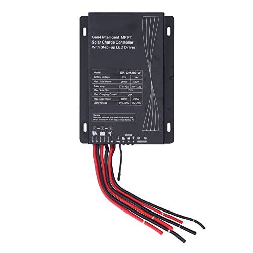 Resefinem Solar Lader Controller Advanced MPPT Technology Fernbedienungsdesign für Outdoor -Solarstromsysteme, die für 12 V und 24 V Batterien mit hohen Batterien geeignet sind von Respicefinem