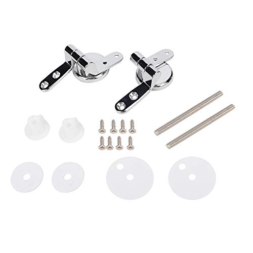 Resefinem Toilet Deckelscharniere Fixierungen Ersatz Kit Allgemeine Einstellbare Aktualisieren Sie Ihre Kommode mit Zinklegungsmaterial, die für die meisten Toilettendeckel Easy Resefinem Toilet Deckelscharniere Fixierungen Ersatz Kit Allgemeine Einstellbare Aktualisieren Sie Ihre Kommode mit Zinklegungsmaterial, die für die meisten Toilettendeckel Easy von Respicefinem
