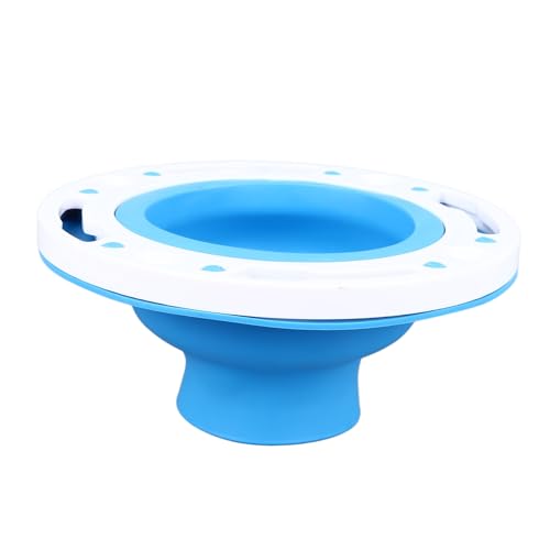 Resefinem Toilettenflansch Reparaturkit Blau Silikon ABS einfache Installation ideal für Badezimmertoilettenwartung für 4 Zoll 5 Zoll und spezielle 3 -Zoll -Rohre geeignet von Respicefinem