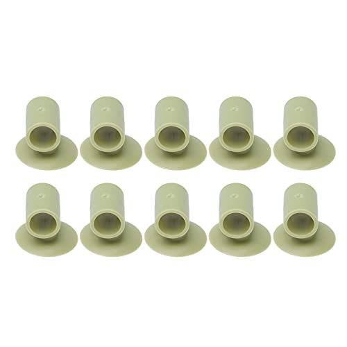 Resefinem -Türstopper und Türgriff Protektor stark Saugleistung Anti -Kollision Flexible ungiftiges Silikon für Heimbadezimmer Schlafzimmer 10 Stücke (Mungbohnenfarbe) von Respicefinem