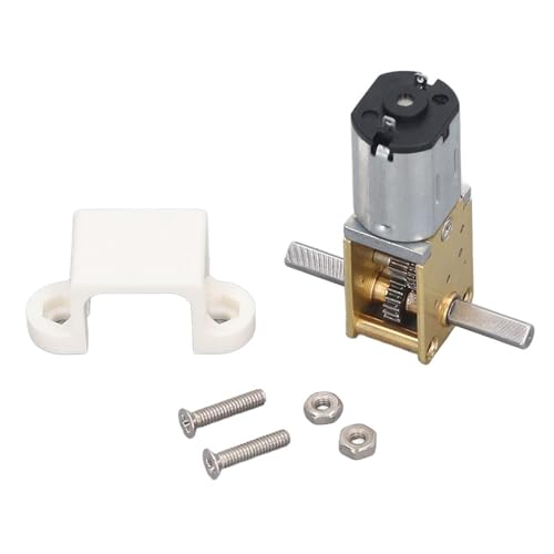 Resefinem Turbo Wurmgeräte Motor Micro gebürstet DC3V 13 Upm 2 Welle Mini Reduktion mit fester Sitz ideal für intelligente Autoboter -Ofen -Waschmaschine und mehr von Respicefinem