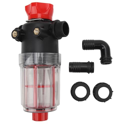 Resefinem hoher Durchfluss transparenter Wasserpumpensiebfilter mit 60 Mesh Edelstahlfilter -Bildschirm 19 -mm -Schnittstelle G3 4 Rohr für Gartenbewässerung und (25mm Interface (G1 Pipe)) von Respicefinem