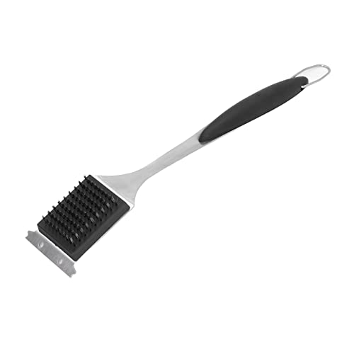 RespiceFinem Barbecue Grill Pinsel -Schaber loser Edelstahl Silber ohne Kratzer Reinigung tragbar ideal zum Grillen Grillen mit feinen Borsten breiter Schaber RespiceFinem Barbecue Grill Pinsel -Schaber loser Edelstahl Silber ohne Kratzer Reinigung tragbar ideal zum Grillen Grillen mit feinen Borsten breiter Schaber von Respicefinem