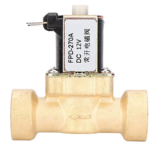 RespiceFinem G1/2 weibliches Gewinde -Messing -Magnet -Elektromagnetventil zur Steuerung DC12V oder DC24V -Spannung 0 bis 85 Grad Celsius Arbeitstemperatur 0,02 bis 0,08 mPa -Druck (DC12V) von Respicefinem