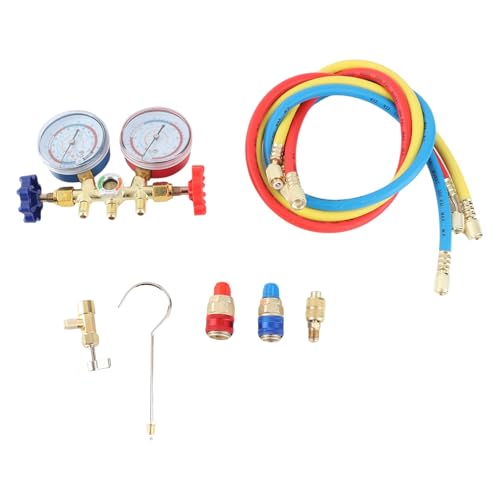 RespiceFinem -Konditionierungsdruckmesser Ein revolutionärer R410 22 134a 3 AC -Diagnose -Verteiler -Messrohr für präzise Ladevorgänge ideal für HLK -Techniker und DIY von Respicefinem