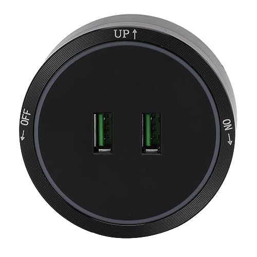 RespiceFinem Power Track Socket Oberflächenmontage USB Elektrische Sockelauslass für Heimküchen -Sideboardschrank Multi funktional mit 2 USB -Ausgängen stark m von Respicefinem