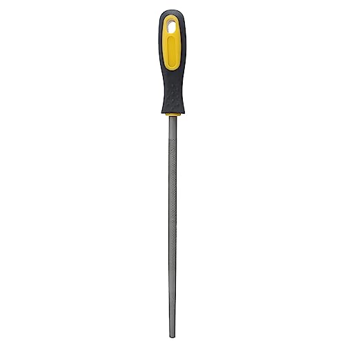 Respicefinem 10in Round Mill Steel File Rasp with Handle A T12 Carbon Tool Steel Sharpening Shaping Tool Ideal for Metal Leather Projects In Professional Works (10-inch Middle Tooth Round File with Respicefinem 10in Round Mill Steel File Rasp with Handle A T12 Carbon Tool Steel Sharpening Shaping Tool Ideal for Metal Leather Projects In Professional Works (10-inch Middle Tooth Round File with von Respicefinem