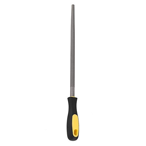 Respicefinem 12 Inch Carbon Tool Round Grinding Steel File Ideal for Precise Shaping and Sharpening of Metal Projects In Garages Factories Engineering and Workshop Applications Wit (12-inch Thick von Respicefinem