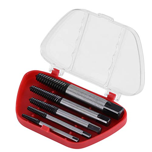 Schraubenausdreher-Satz 5-tlg M3-M18 Linksausdreher Spiral Screw Extractor Schraubenausdreher Set Profi Ausdreher Set Schraubenentferner Fr Schrauben 4-18mm Easy Out Beschdigte Bolzen Gewindebohrer von Respicefinem