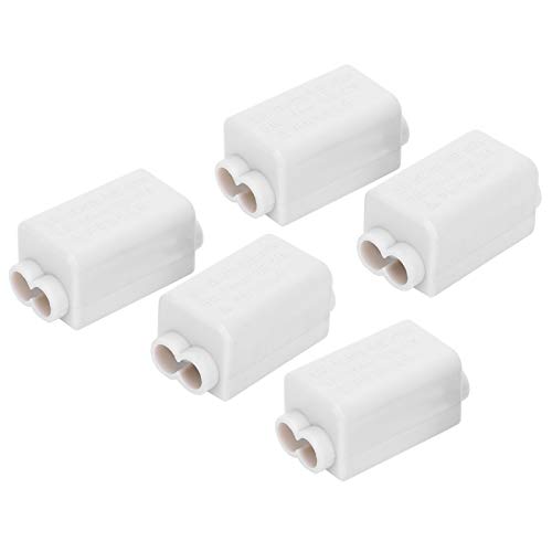 Respicefinem 5Pcs Terminal Parallel Splitter Copper Junction Connector Box Ideal for Ceiling Light Switch and Electric Meter Wiring Detachable Insulating Cover Thickened Copper (ZK-1306) von Respicefinem