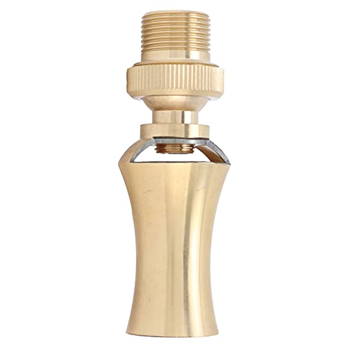 Respicefinem Brass Ice Tower Cedar Water Fountain Nozzle Spray Head Adjustable Pond Sprinkler Ideal For Creating Stunning Water Patterns In Ponds And Fountains (6 minutes 25mm internal and external von Respicefinem
