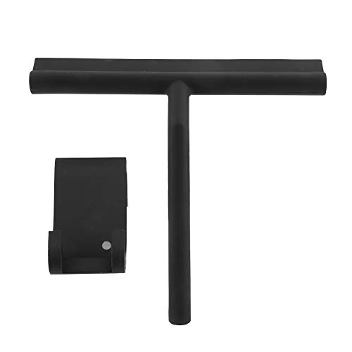 Respicefinem Edelstahl-Rakel mit Haken Halter Gummi blatt Anti-Rutsch-Griff Ergonomisches Design Ideal für Badezimmer Küche Auto Glas Reinigung von Respicefinem