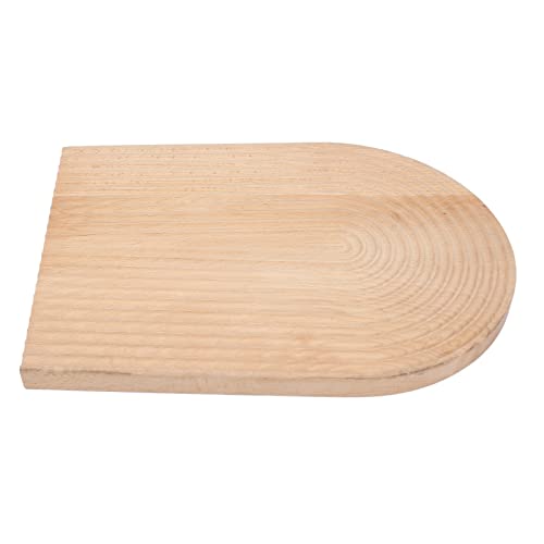 Respicefinem Holzbrot Dessert Tablett sichere Multifunktionen für Familienversammlungen Partys Hochzeiten Bars Restaurants Oval Buchenholz Holz (Ellipse) von Respicefinem