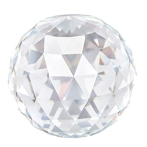 Respicefinem Kristallklar Geschliffene Glaskugel Prisma Kristall 60 Mm/80 Mm Klarglas Kristallkugel Dekorativer Anhnger Dekorative Hardware Glaskugel fr Zuhause von Respicefinem