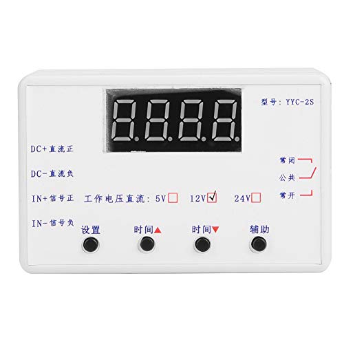 Respicefinem LED Display Timer Relay Automation Control Switch Module Low Power Consumption For Controlling Solenoid Valve Motor Light Belt etc 12V Optional Voltage (12V) von Respicefinem