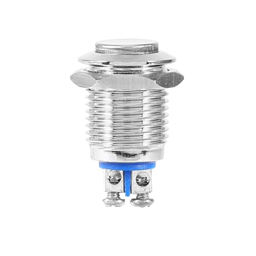 Respicefinem Montageloch 12 Mm Klingelknopf Druckschalter Wasserdichter Metall Starttaster Taster Elektrischer Schalter Hupenknopf Push Button Respicefinem Montageloch 12 Mm Klingelknopf Druckschalter Wasserdichter Metall Starttaster Taster Elektrischer Schalter Hupenknopf Push Button von Respicefinem