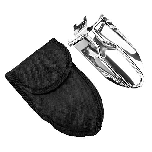 Respicefinem Portable Mini Folding Shovel Survival Spade Multifunctional Made of Premium Stainless Steel for Outdoor Fishing Camping Gardening and Other Urgent von Respicefinem