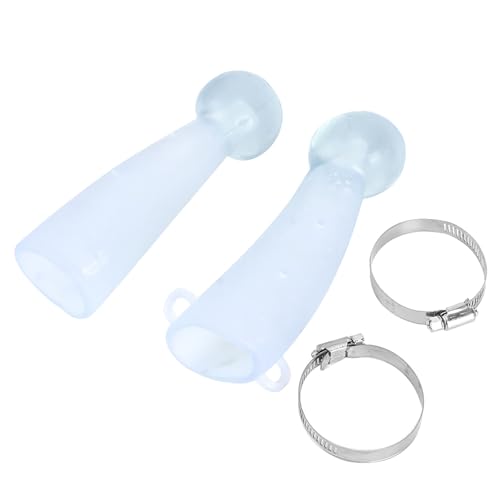 Respicefinem Silicone Calf Cattle Bull Cow Horn Anti?Fight Protective Cover Protector and Comfortable Farm Accessory Protect Cattle from Hurting Each Other with Clamp Suita von Respicefinem