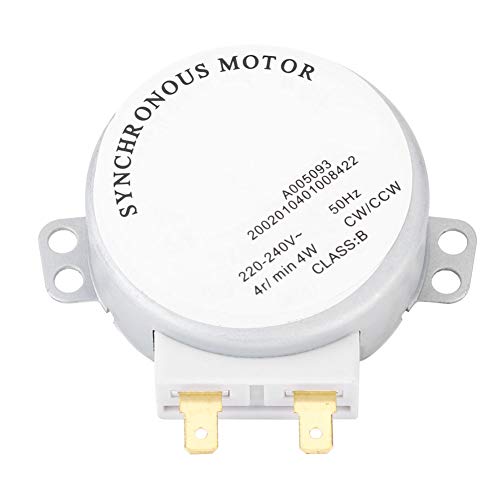 Respicefinem TYJ50-8A7 Mikrosynchronmotor AC 220–240 V 4 U/min Reversibler CCW/CW Lauf für Elektrischen Lüfter Warmluftgebläse Elektroheizung Brennofen Mikrowelle von Respicefinem