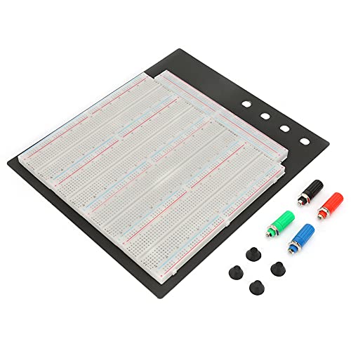 Respicefinem ZY-208 l?tfreies Steckbrett, 20 Verbindungspunkte, 700 Verteilungspunkte, wiederverwendbares Elektronik-Prototyping-Board für elektronische Projekte, 240 x 210 mm von Respicefinem